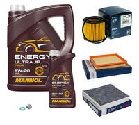 Bosch Controllo Set 6 L mannol Energia Ultra JP 5W-20 per Toyota Auris