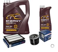 BOSCH Controllo set 6 L MANNOL Energy Comby LL 5W-30 per Hyundai Tucson 1.6