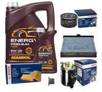 Bosch Controllo Set 6 L mannol Energy Premium 5W-30 per Legno Renault Scnic II