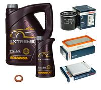 BOSCH Controllo Set 6 L MANNOL EXTREME 5W-40 Per Dacia Duster Kasten