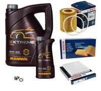 Bosch Controllo Set 6 L mannol extreme 5W-40 per Fiat Sedici 1.9 Doppie