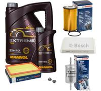 Bosch Controllo Set 6 L mannol extreme 5W-40 per IN Legno Per Opel Meriva