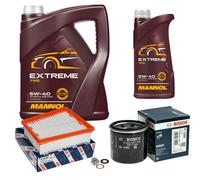 Bosch Controllo Set 6 L mannol extreme 5W-40 per Legno Renault Grand Scénic III