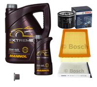 Bosch Controllo Set 6 L mannol extreme 5W-40 per Renault Scénic Io