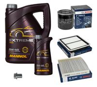 BOSCH Controllo Set 6 L MANNOL EXTREME 5W-40 Per Subaru Legacy V 2.5i AWD