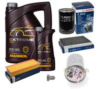BOSCH Controllo Set 6 L MANNOL Extreme 5W-40 Per VW Caddy II Kasten 1.9 SDI