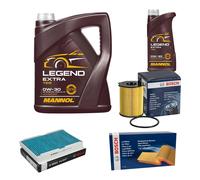 BOSCH Controllo Set 6 L MANNOL Legend Extra 0W-30 Per Peugeot 307 SW 3H 1.6