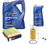 BOSCH Controllo Set 6 L MANNOL Special Plus 10W-30 Per Opel Omega B Caravan