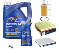 Bosch Controllo Set 6 L mannol Special Plus 10W-30 per Opel Omega B Roulotte