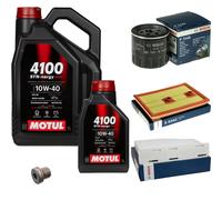 BOSCH Controllo Set 6 L MOTUL 4100 SYN-ERGY SPEC 10W40 Per Audi Q3 8UB 8UG