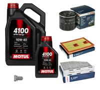 Bosch Controllo Set 6 L Motul 4100 Syn-Nergy Spec. 10W40 per Audi Q3 8UB