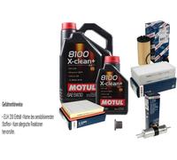 Bosch Controllo Set 6 L Motul 8100 x-Pulire+5W-30 per Mini Cooper " John "