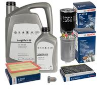 BOSCH Controllo Set 6 L VW 0W-30 LONG LIFE III FE Per Golf 1.9 TDGTD D SDI