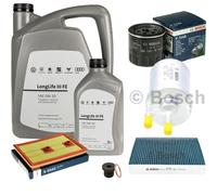 BOSCH Controllo Set 6 L VW Olio Motore 0W-30 LONGLIFE III FE Per Seat Ibiza IV