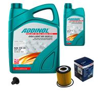 BOSCH Controllo Set 6L ADDINOL GIGA LIGHT MV 5W-30 Per MINI Mini R50 R53
