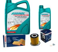 BOSCH Controllo Set 6L ADDINOL GIGA LIGHT MV 5W-30 Per MINI Mini R50 R53