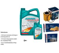 BOSCH Controllo Set 6L ADDINOL GIGA LIGHT MV 5W-30 Per Opel Astra J GTC