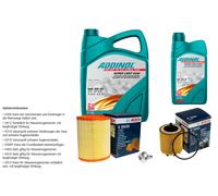 BOSCH Controllo Set 6L ADDINOL SUPER LIGHT 5W-40 Per Alfa Romeo Spider 939