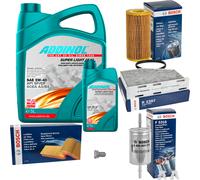 BOSCH Controllo Set 6L ADDINOL SUPER LIGHT 5W-40 Per Audi A3 8P1 S3 Quattro