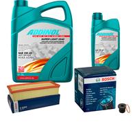 BOSCH Controllo Set 6L ADDINOL SUPER LIGHT 5W-40 Per Audi Q3 8UB 8UG 2.0