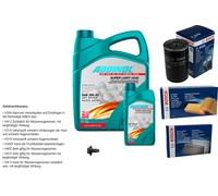 Bosch Controllo Set 6L Addinol Super Light 5W-40 per Ford Messa Familiare