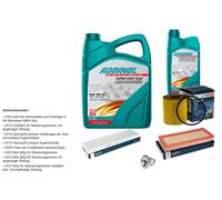 Bosch Controllo Set 6L Addinol Super Light 5W-40 per Mini R56 COOPER S