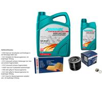 Bosch Controllo Set 6L Addinol Super Light 5W-40 per Subaru Outback Fogli