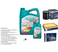 BOSCH Controllo set 6L ADDINOL SUPER LUCE 5W-40 per Opel Astra G CC F48_