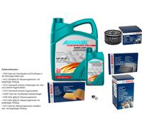 BOSCH Controllo set 6L ADDINOL SUPER LUCE 5W-40 per Renault Kangoo KC0 / 1_