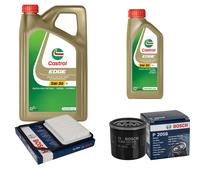 BOSCH Controllo Set 6L CASTROL EDGE 5W-30 C3 Per Daihatsu Terios 1.5 4x4