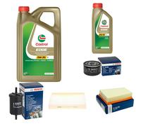 BOSCH Controllo Set 6L CASTROL EDGE 5W-30 C3 Per Renault Grand Scénic III