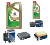 BOSCH Controllo Set 6L CASTROL EDGE 5W-30 C3 Per Renault Grand Scénic III