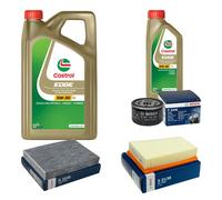 BOSCH Controllo Set 6L CASTROL EDGE 5W-30 C3 Per Renault Grand Scénic III