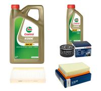 BOSCH Controllo Set 6L CASTROL EDGE 5W-30 C3 Per Renault Grand Scénic III