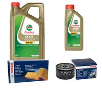 BOSCH Controllo Set 6L CASTROL EDGE 5W-30 C3 Per Renault Kangoo/Grand 1.6