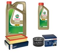 BOSCH Controllo Set 6L CASTROL EDGE 5W-30 C3 Per Renault Modus/Grand 1.6 1.5