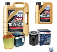 Bosch Controllo Set 6L Liqui Moly Bassa Visciosità 10W-40 per Fiat Ducato Kasten