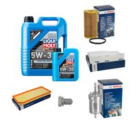 Bosch Controllo Set 6L Liqui Moly da Molto Tempo High-Tech 5W-30 per VW Gold V