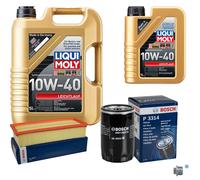 BOSCH Controllo Set 6L Liqui Moly Leichtlauf 10W-40 Per Audi Coupe S2