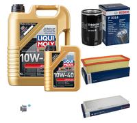 BOSCH Controllo Set 6L Liqui Moly Leichtlauf 10W-40 Per Audi Coupe S2