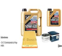 BOSCH Controllo Set 6L Liqui Moly Leichtlauf 10W-40 Per Volvo 240 Kombi 2.3