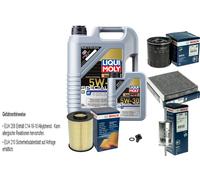 Bosch Controllo Set 6L Liqui Moly Special Tec F 5W-30 per Volvo V50 1.8 2.0