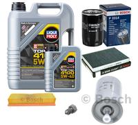 BOSCH Controllo Set 6L Liqui Moly Top Tec 4100 5W-40 Per VW Polo Classic 100