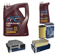 BOSCH Controllo Set 6L MANNOL Ceramic Pro 10W-40 Per Mercedes-Benz