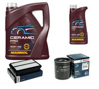 BOSCH Controllo Set 6L MANNOL Ceramic Pro 10W-40 Per Toyota Previa _R1_