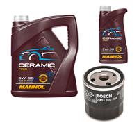 Bosch Controllo Set 6L mannol Ceramica 5W-30 per Austin Mini Metro Opel