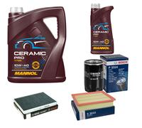 BOSCH Controllo set 6L MANNOL Ceramica per 10W-40 per VW Golf III 1H 1 1.8