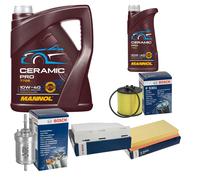 BOSCH Controllo set 6L MANNOL Ceramica per 10W-40 per VW Touran 1T 1 1T 2 1.6