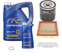 Bosch Controllo Set 6L mannol Defender 10W-40 per Alfa Romeo Gtv 2.0 V6