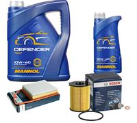 BOSCH Controllo Set 6L MANNOL Defender 10W-40 Per Peugeot Citroën Expert